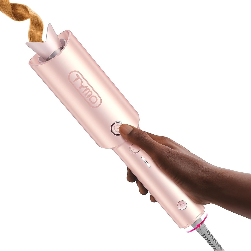 image:imageTYMO Automatic Rotating Curling Iron TYMO CURLPRO Beach Waves Hair CurlerRose Gold