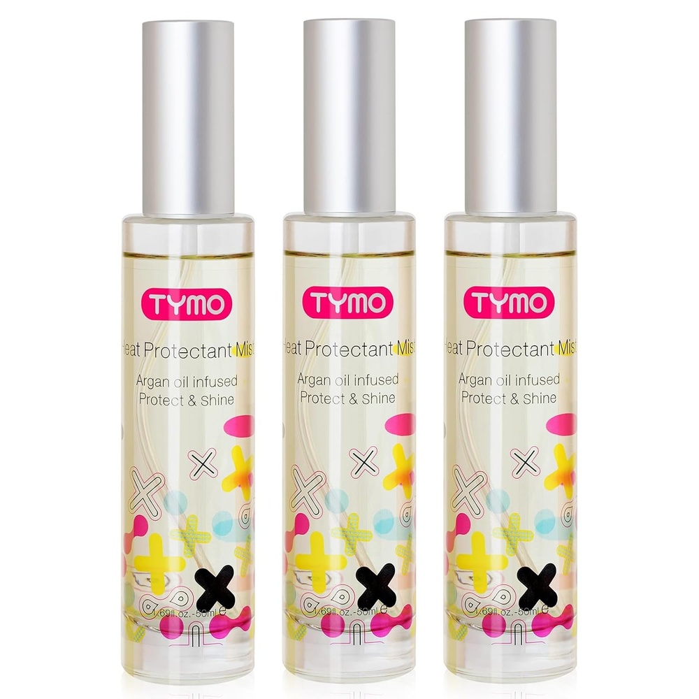 image:imageTYMO Heat Protection Spray for Hair with Argan Oil169 Fl Oz Pack of 3