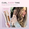 TYMO Automatic Rotating Curling Iron, TYMO CURLPRO Beach Waves Hair Curler(Peach)