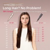 TYMO CurlPro Plus Automatic Rotating Curling Iron – Upgraded Long Barrel Curling Wand for Beach Waves & Long Hair, Ceramic Hair Curler for Women, Anti-Scald, 600M Ionic, Dual Voltage, Gold, 1 Inch(Gold)